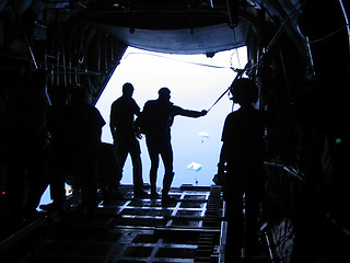 Image showing parachute on standby