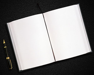 Image showing blank opened book