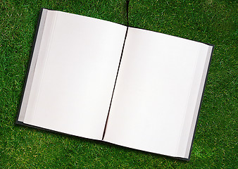 Image showing blank opened book