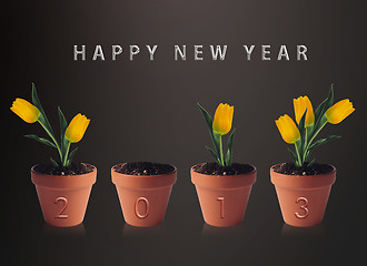 Image showing Happy new year 2013