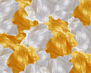 Image showing Crumpled papers