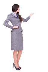 Image showing  business woman presenting