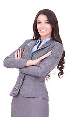 Image showing happy business woman