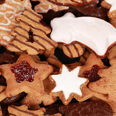Image showing Collection of christmas cookies