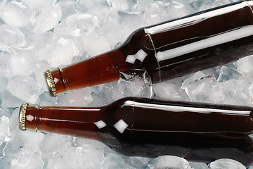 Image showing Cola on ice