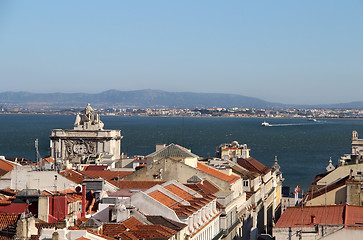 Image showing Lisbon panorama, Portugal 