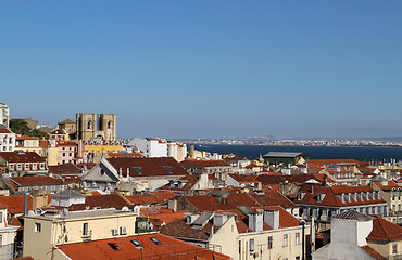 Image showing Lisbon panorama, Portugal 