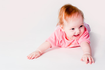 Image showing adorable little baby girl