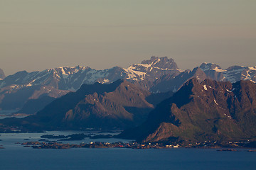 Image showing Scenic mountain range in Norway