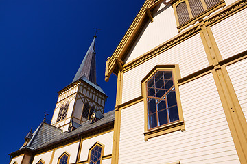 Image showing Detail of Lofoten cathedral