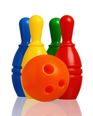 Image showing Toy bowling