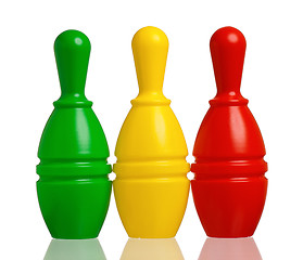 Image showing Toy bowling