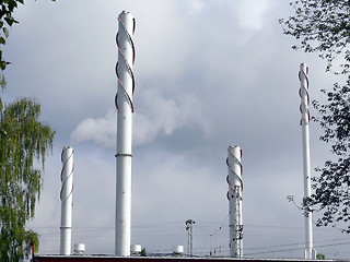 Image showing Smokestacks