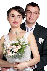 Image showing Bride and groom