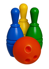 Image showing Toy bowling