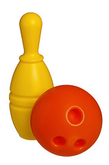 Image showing Toy bowling
