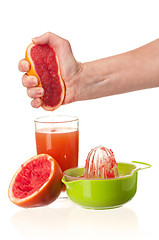 Image showing Grapefruit juice