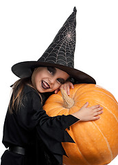 Image showing Child in halloween costume