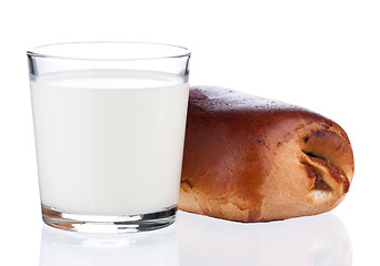 Image showing Glass of milk