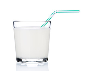 Image showing Glass of milk