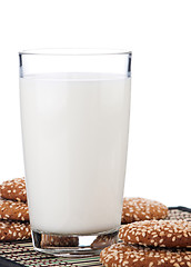 Image showing Glass of milk