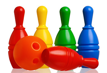 Image showing Toy bowling