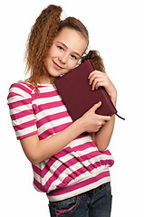 Image showing Girl with book