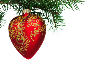 Image showing Christmas baubles