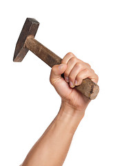 Image showing Hand with hammer