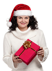 Image showing Christmas girl