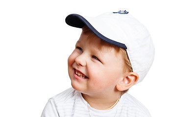 Image showing Portrait of the little boy, close up