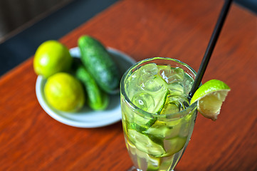 Image showing cucumber lemonade