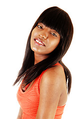 Image showing Portrait of black girl.