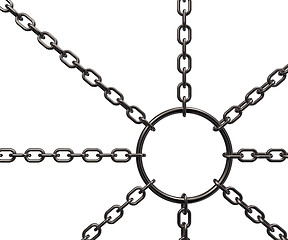 Image showing ring on chains