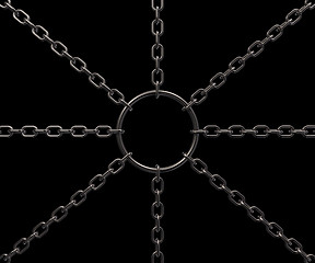 Image showing ring on chains