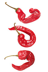 Image showing Knobbly Chili Peppers