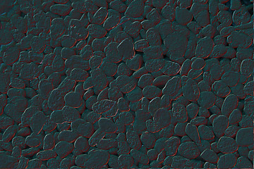 Image showing Hot Red and Blue 3D Stone Textured Background