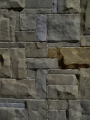 Image showing 3D Natural Stone Wall Background