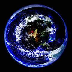Image showing World Wide Email Globe West