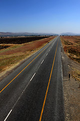 Image showing Open Freeway Through Rural Area