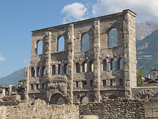 Image showing Roman Theatre Aosta