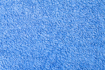 Image showing Abstract background of blue towels