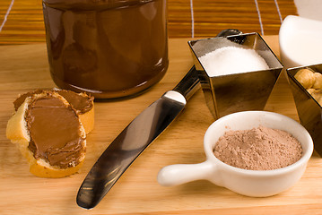 Image showing Nutella still life