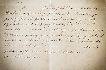 Image showing handwritten text grunge background