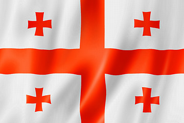 Image showing Georgian flag