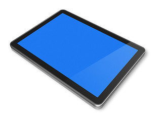 Image showing 3D computer, digital Tablet pc