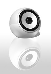 Image showing White speaker ball