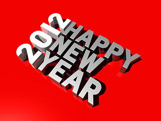 Image showing happy new year 2012