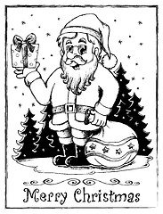 Image showing Santa Claus theme drawing 3