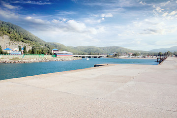 Image showing pier on the sea